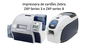 impressora zebra de crachás